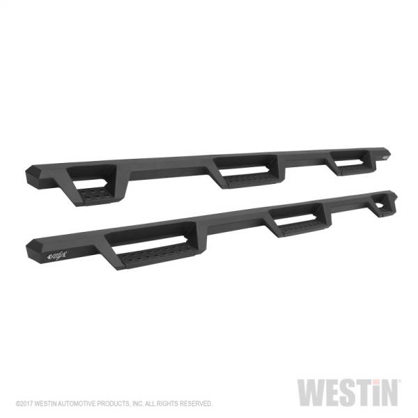 Westin - Westin 17-22 Ford F-250/350 Crew Cab 6.75ft Bed HDX Drop W2W Nerf Step Bars - Tex. Blk - 56-534025