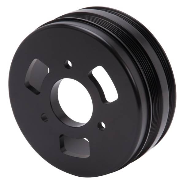 Edelbrock - Edelbrock Pulley Crank Drive Pulley Ls Dual Quad Corvette Offset - 15817
