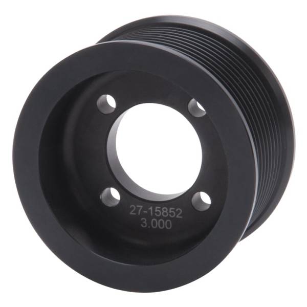 Edelbrock - Edelbrock Pulley Supercharger Enforcer 10 Rib 3In Black - 15852