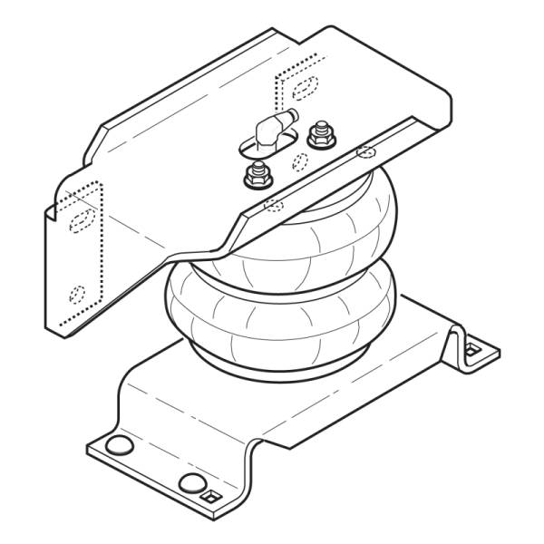 Firestone - Firestone Ride-Rite Air Helper Spring Kit Rear GM & F350/F450 Cab Chassis (W217602176) - 2176