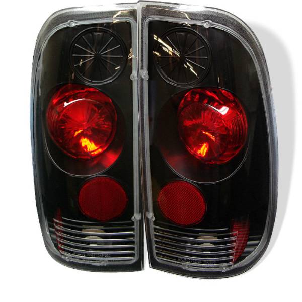 SPYDER - SPYDER Ford F150 side 97-03/F250/350/450/550 Super Duty 99-07 Euro Tail Lights Blk ALT-YD-FF15097-BK - 5003348