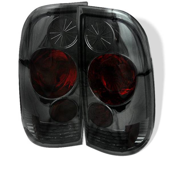 SPYDER - SPYDER Ford F150 side 97-03/F250/350/450 Super Duty 99-07 Euro Tail Lights Smke ALT-YD-FF15097-SM - 5003515