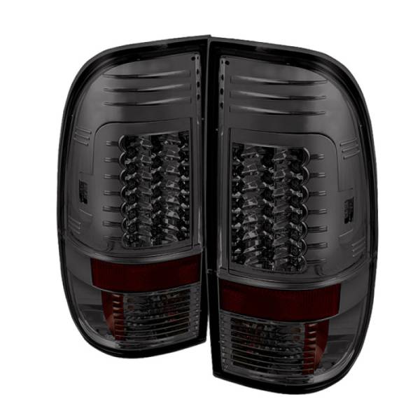 SPYDER - SPYDER Ford Super Duty 08-15 Version 2 LED Tail Lights Smoke ALT-YD-FS07-LED-G2-SM - 5029201