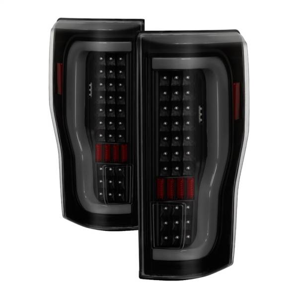 SPYDER - SPYDER xTune 17-18 Ford F-250 Super Duty (Excl LED Models) LED Tail Lights-Blk Smk (ALT-ON-FS17-LBLED-BSM) - 9041617