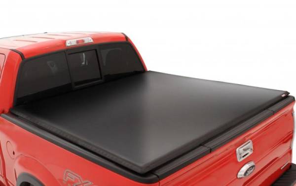 LUND - LUND 99-17 Ford F-250 Super Duty (6.5ft. Bed) Genesis Tri-Fold Tonneau Cover - Black - 95050