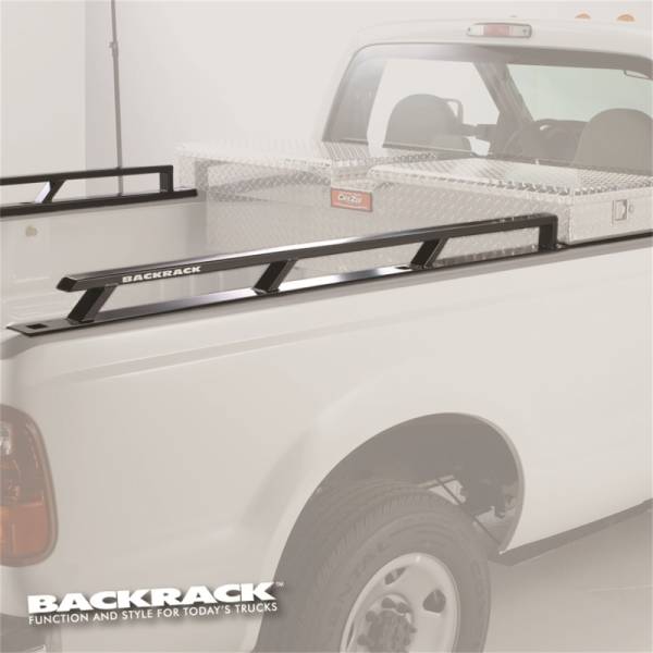 BackRack - BackRack 2017+ Superduty Aluminum 8ft Bed Siderails - Toolbox 21in - 80521TB