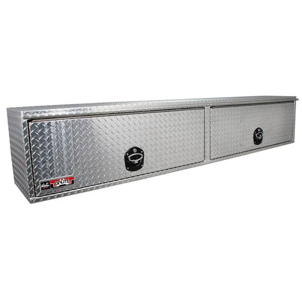 Westin - Westin/Brute High Cap HD Top Sider 16in x 88in w/flip up Doors - Aluminum - 80-HTB88C