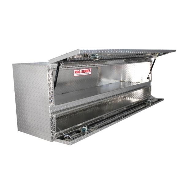 Westin - Westin/Brute High Cap 72in Stake Bed Contractor TopSider w/ Doors - Aluminum - 80-TB400-72