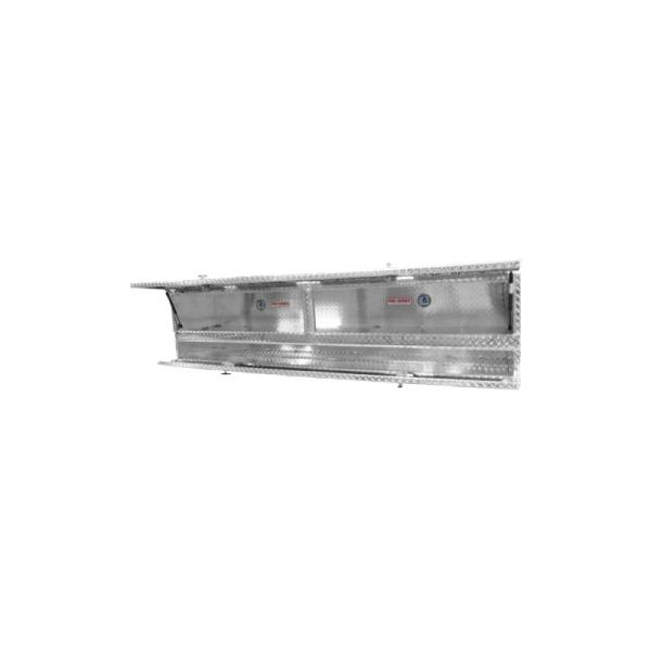 Westin - Westin/Brute High Cap 96in Stake Bed Contractor TopSider w/ Doors - Aluminum - 80-TB400-96D