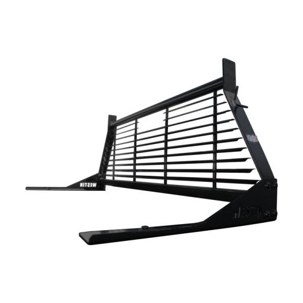 Westin - Westin 1999-2018 Chevrolet/Ford/GMC/Toyota Silverado/Sierra 1500/2500/3500 HD Headache Rack - Black - 57-8025