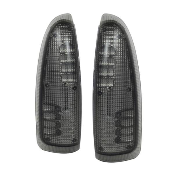 SPYDER - SPYDER xTune Ford Superduty F250-F650 03-07 Amber LED Mirror Signal Lens - Smoke ACC-LED-FDSD99-MR-SM - 9924729