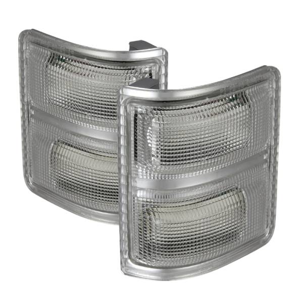 SPYDER - SPYDER xTune Ford Superduty 08-14 F250-F550 Amber LED Mirror Signal Lens - Clear ACC-LED-FDSD08-MR-C - 9924736