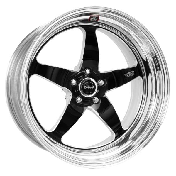 Weld - Weld S71 20x10.5 / 5x4.75 BP / 7.3in. BS Black Wheel (High Pad) - Non-Beadlock - 71HB0105B73A