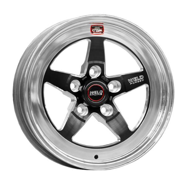 Weld - Weld S71 15x4 / 5x5 BP / 1.63in. BS Black Wheel (Low Pad) - Non-Beadlock - 71LB-504C16C