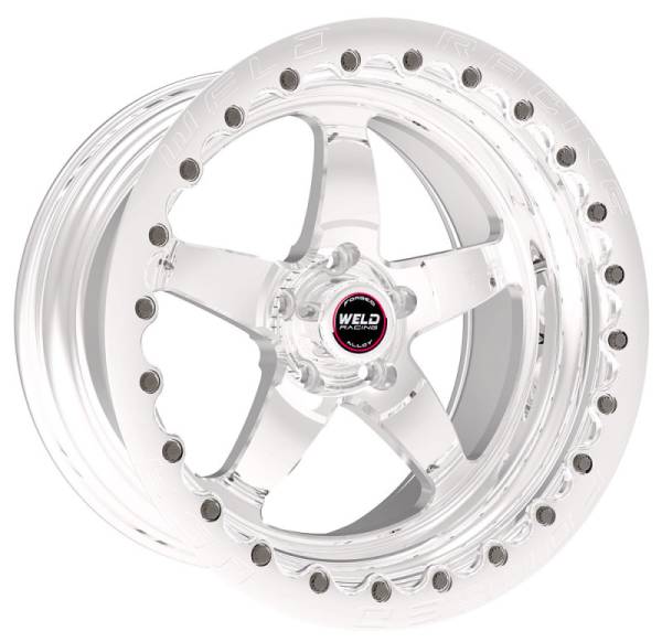 Weld - Weld S71 17x10 / 5x4.5 BP / 7.9in. BS Polished Wheel (Low Pad) - Polished Single Beadlock MT - 71LP7100A80G
