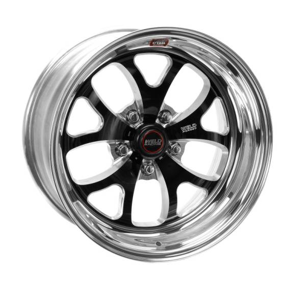 Weld - Weld S76 17x5 / 5x4.5 BP / 2.2in. BS Black Wheel (Medium Pad) - Non-Beadlock - 76MB7050A22A