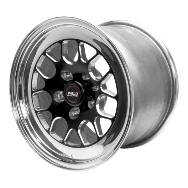 Weld - Weld S77 15x9.33 / 5x4.75 BP / 3.5in. BS Black Wheel (Medium Pad) - Non-Beadlock - 77MB-509B35A