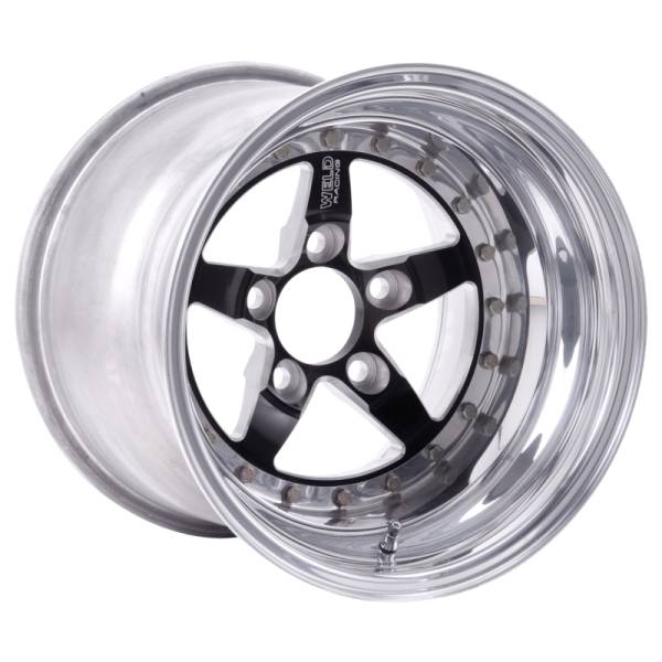 Weld - Weld Weldstar 15x14 / 5x4.5 BP / 4.5in. BS Black Wheel - Non-Beadlock - 791B-514208