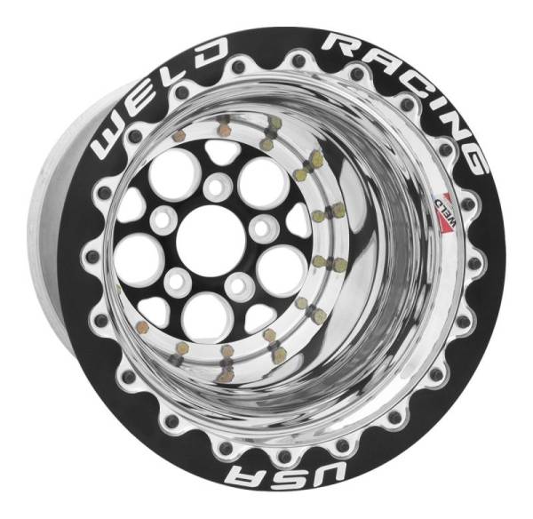 Weld - Weld Magnum 2.0 15x10 / 5x4.75 BP / 6in. BS Black Wheel - Double-Beadlock MT - 86B-510282MB