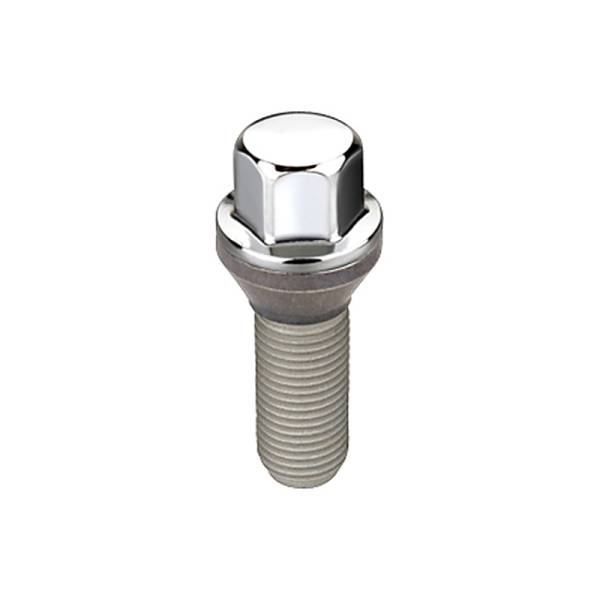 McGard - McGard Hex Lug Bolt (Cone Seat) M14X1.5 / 17mm Hex / 28.0mm Shank Length (Box of 50) - Chrome - 69700