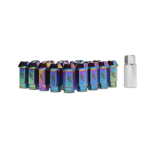 Mishimoto - Mishimoto Aluminum Locking Lug Nuts M12 x 1.25 - Neo Chrome - MMLG-125-LOCKNC