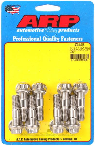 ARP - ARP M10 x 1.25/1.50 x 48mm Broached Stud Kit - 400-8018