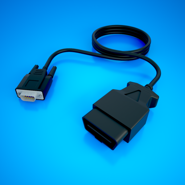 HP Tuners - HP Tuners DB-15 OBD2 Cable for MPVI HP Tuners Computer Chip Programmer Interface Cable - H-M01-01