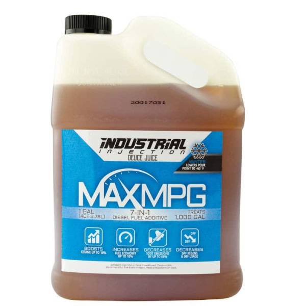 Industrial Injection - Industrial Injection MaxMPG Winter Deuce Juice Additive 1 Gallon Bottle Case Industrial Injection - 151112