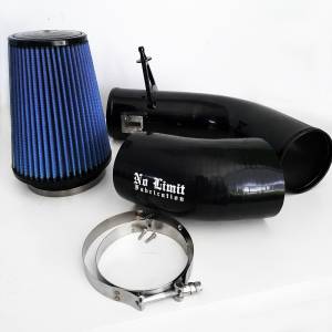 No Limit Fabrication 6.7 Cold Air Intake Black Oiled Filter 2017-Present - 67CAIBO17