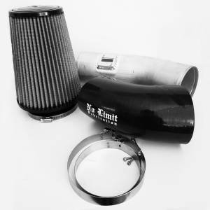 No Limit Fabrication 6.7 Cold Air Intake 11-16 Ford Super Duty Power Stroke Black Dry Filter Stage 1 - 67CAIBD1