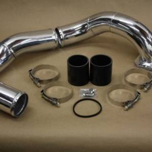 No Limit Fabrication 6.4 Coldside Kit 08-10 Ford Super Duty Power Stroke Raw Aluminum - 64RACSK