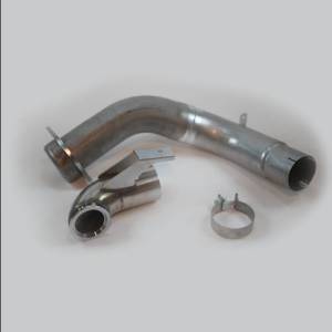 No Limit Fabrication Stainless Steel Down Pipe For 2015-2019 6.7 Power Stroke Diesel No Limit - 67SSDP1519