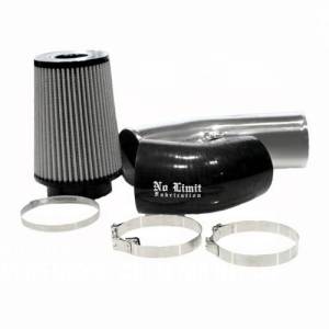 No Limit Fabrication 6.7 Powerstroke Cold Air Intake Black Dry Filter - 67CAIBD20