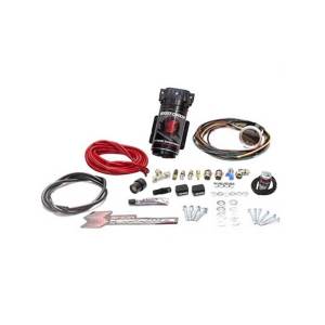 Nitrous Express Diesel Stage 2 Boost Cooler™ Water-Methanol Injection Kit Ford 7.3/6.0/6.4/6.7 Powerstroke (Red High Temp Nylon Tubing Quick-Connect Fittings) - SNO-420-T