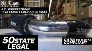 No Limit Fabrication - No Limit Fabrication 6.7 Powerstroke 17-19 Cold Air Intake Stage 1 - 67CAI17 - Image 4