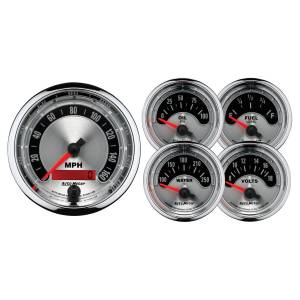 AutoMeter - AutoMeter 5 PC. GAUGE KIT,  3-3/8in./2-1/16in. - 1202 - Image 1