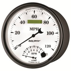 AutoMeter - AutoMeter 5in. TACHOMETER/SPEEDOMETER COMBO,  8K RPM/120 MPH - 1290 - Image 3