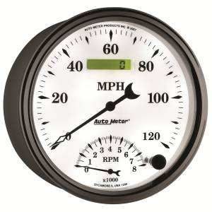 AutoMeter - AutoMeter 5in. TACHOMETER/SPEEDOMETER COMBO,  8K RPM/120 MPH - 1290 - Image 5