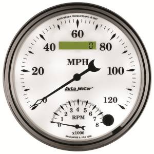 AutoMeter - AutoMeter 5in. TACHOMETER/SPEEDOMETER COMBO,  8K RPM/120 MPH - 1290 - Image 6