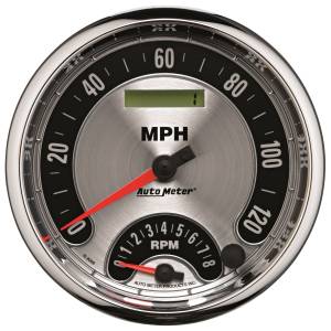 AutoMeter - AutoMeter 5in. TACHOMETER/SPEEDOMETER COMBO,  8K RPM/120 MPH - 1295 - Image 1