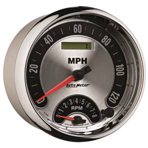 AutoMeter - AutoMeter 5in. TACHOMETER/SPEEDOMETER COMBO,  8K RPM/120 MPH - 1295 - Image 4