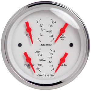 AutoMeter - AutoMeter 2 PC. GAUGE KIT,  3-3/8in. QUAD/SPEEDOMETER - 1308 - Image 6