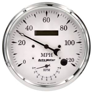 AutoMeter 5in. TACHOMETER/SPEEDOMETER COMBO,  8K RPM/120 MPH - 1670