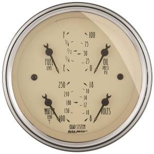 AutoMeter - AutoMeter 2 PC. GAUGE KIT,  3-3/8in. QUAD/SPEEDOMETER - 1800 - Image 6