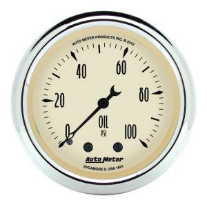 AutoMeter 2-1/16in. OIL PRESSURE,  0-100 PSI - 1821
