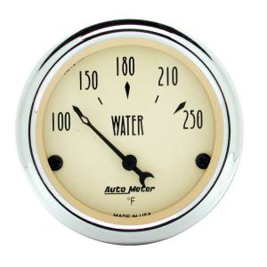 AutoMeter - AutoMeter 2-1/16in. WATER TEMPERATURE,  100-250 deg.F - 1837 - Image 1
