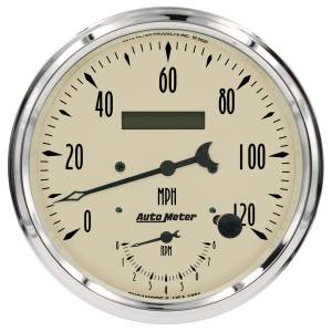 AutoMeter 5in. TACHOMETER/SPEEDOMETER COMBO,  8K RPM/120 MPH - 1870
