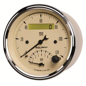 AutoMeter - AutoMeter 3-3/8in. TACHOMETER/SPEEDOMETER COMBO,  8K RPM/120 MPH - 1881 - Image 2