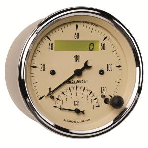 AutoMeter - AutoMeter 3-3/8in. TACHOMETER/SPEEDOMETER COMBO,  8K RPM/120 MPH - 1881 - Image 3