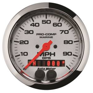 AutoMeter 3-3/8in. GPS SPEEDOMETER,  0-100 MPH - 200636-35